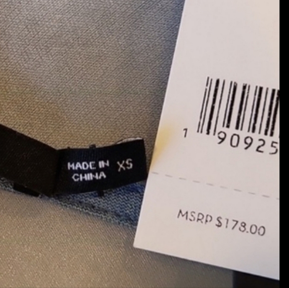 J Brand Chambray Denim Front Sheer Back Wishful Camisole Tank Top, XS - Picture 9 of 11